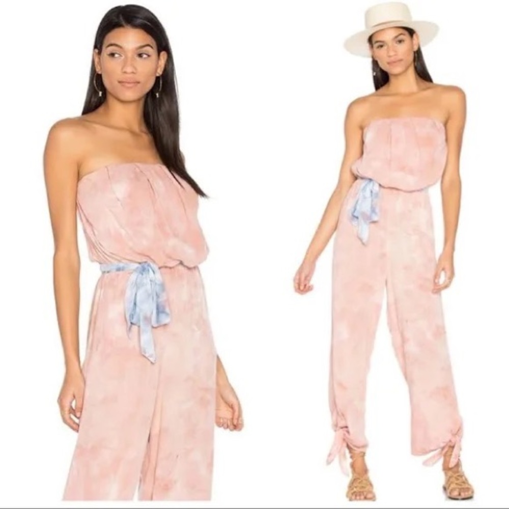 ⚡️🖤 Free People Just Float Tie Dye Stapless Romper/Jumpsuit XS